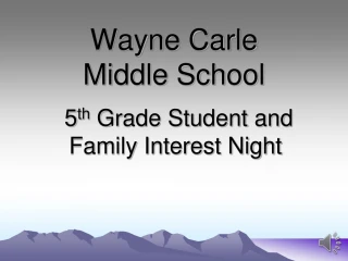 Wayne Carle Middle School - slide 1