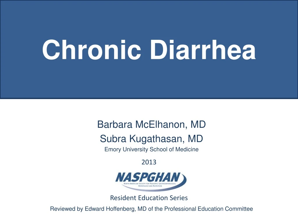 chronic diarrhea