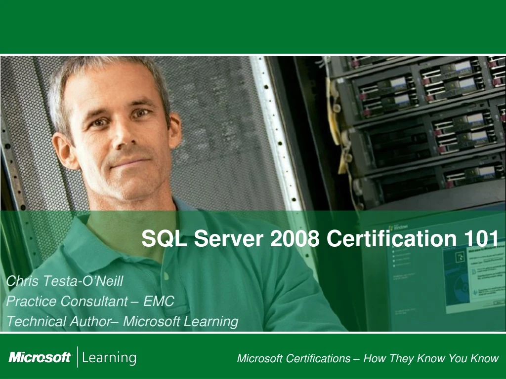 sql server 2008 certification 101