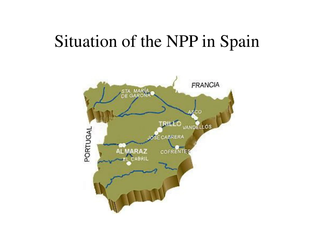 situation of the npp in spain