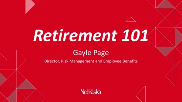 Retirement 101