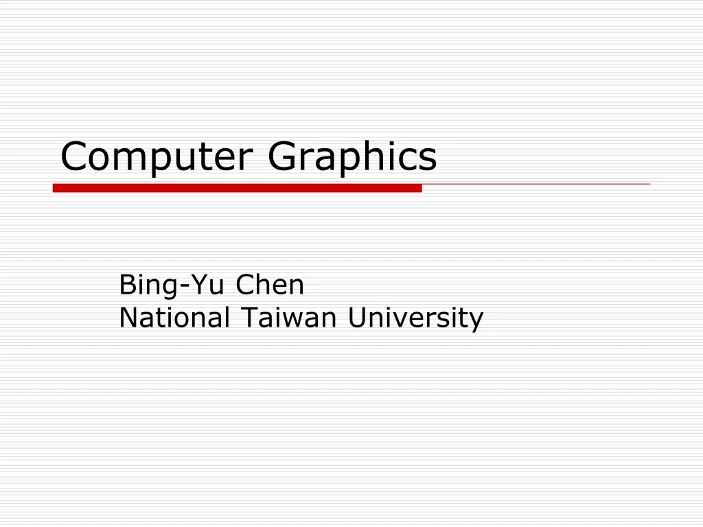 computer graphics