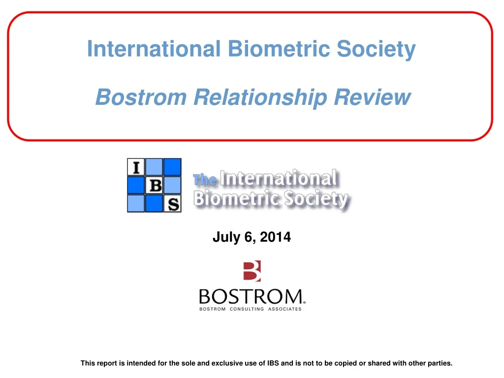 international biometric society bostrom