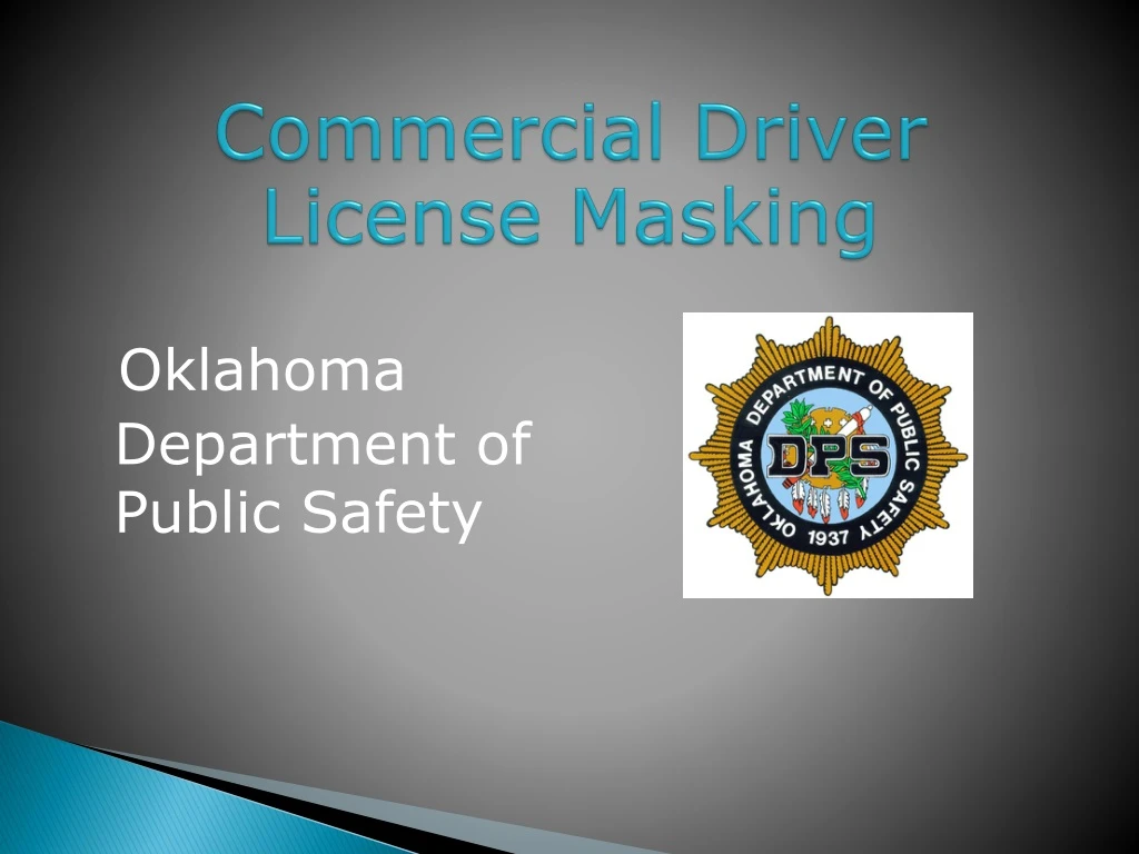 commercial driver license masking