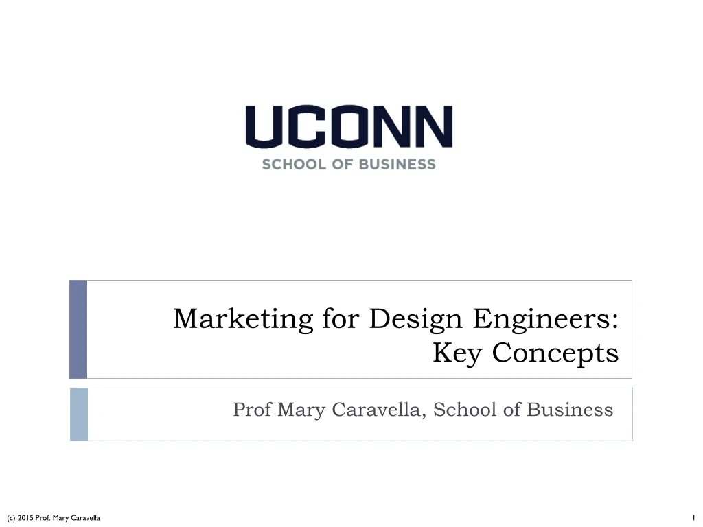 marketing for design engineers key concepts