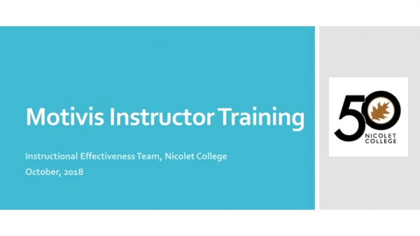 Motivis Instructor Training