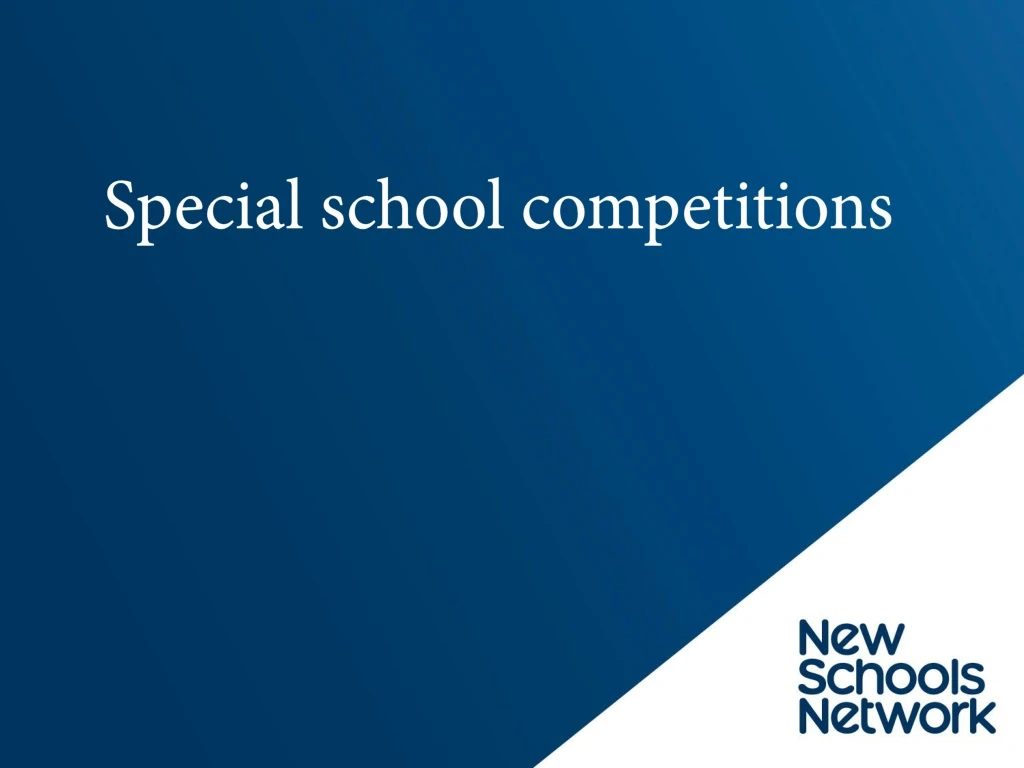 special school competitions