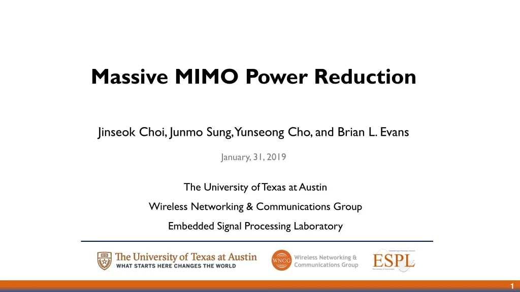 massive mimo power reduction