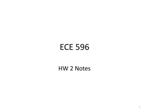 ECE 596