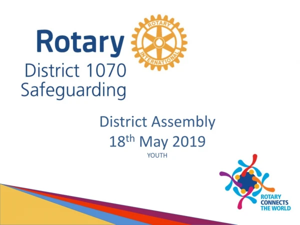District Assembly 18 th May 2019 YOUTH