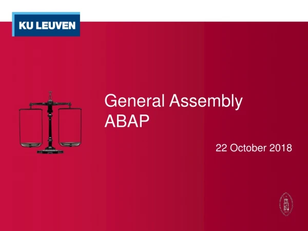 General Assembly ABAP