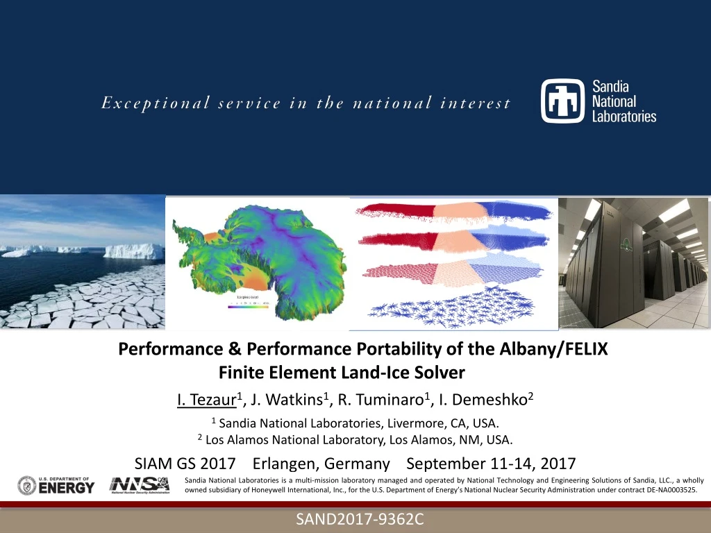 performance performance portability of the albany