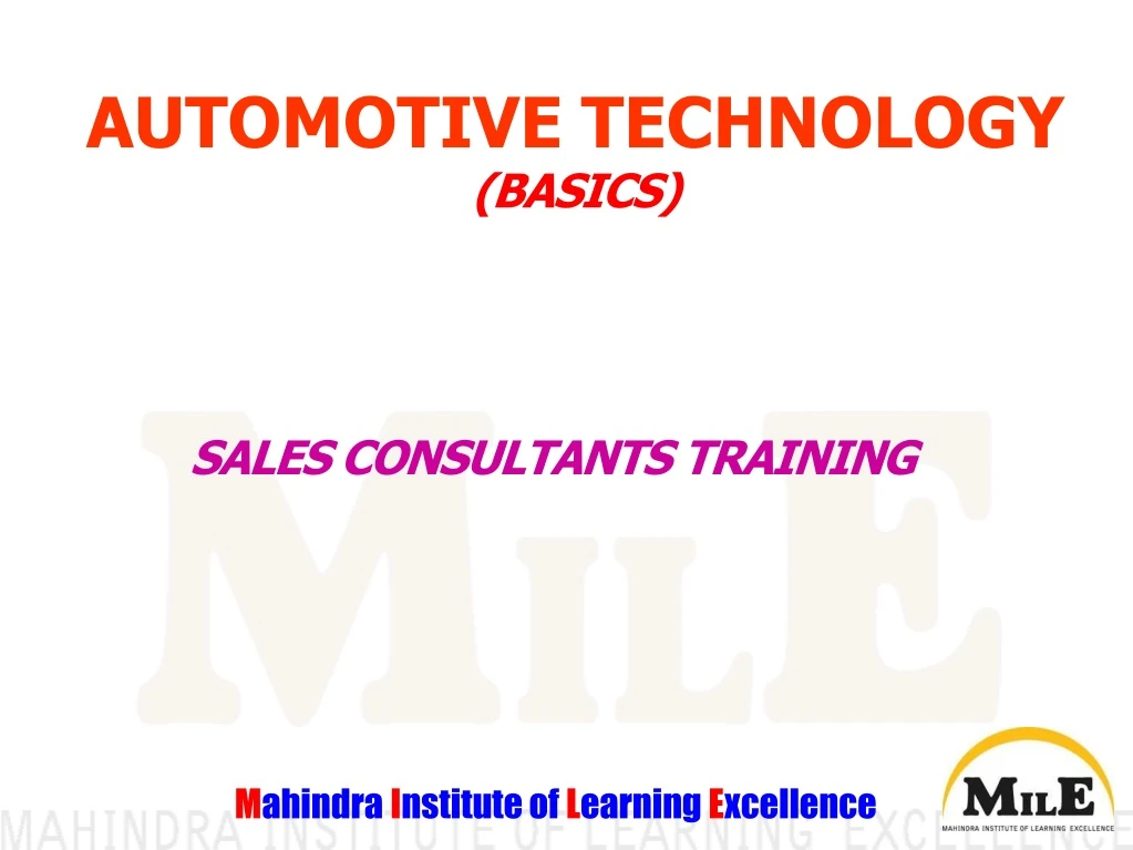 automotive technology basics