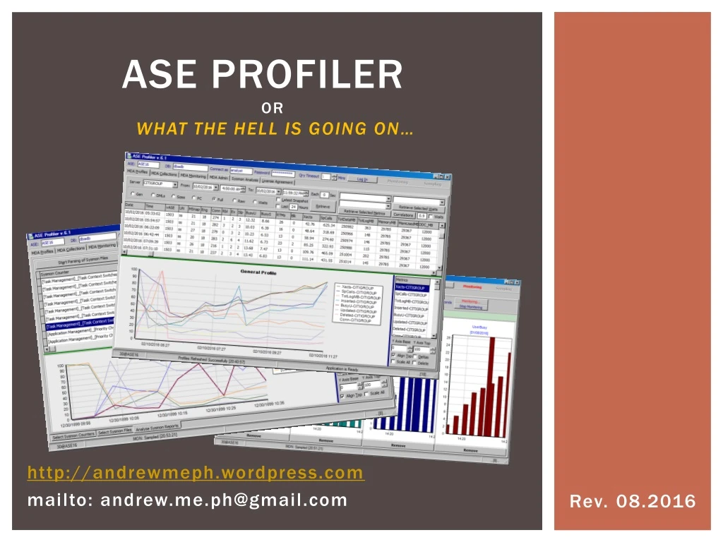 ase profiler or what the hell is going on