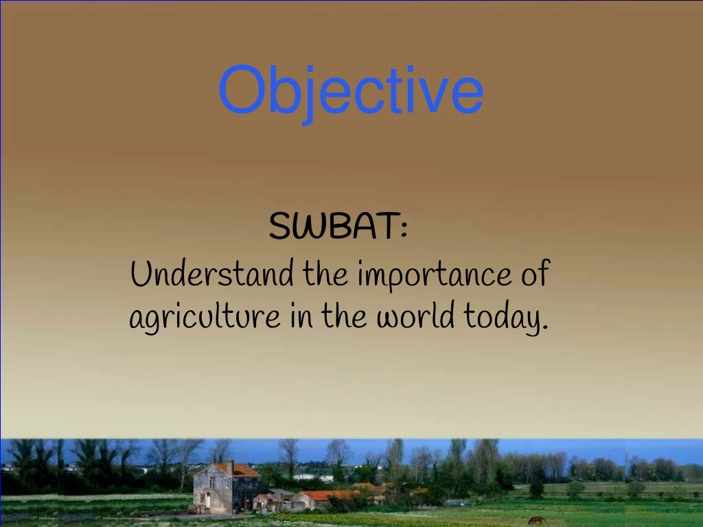 objective