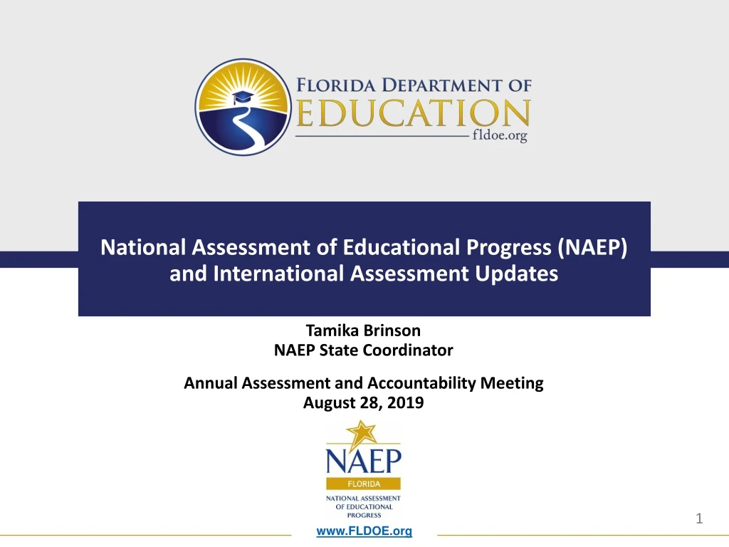 national assessment of educational progress naep and international assessment updates
