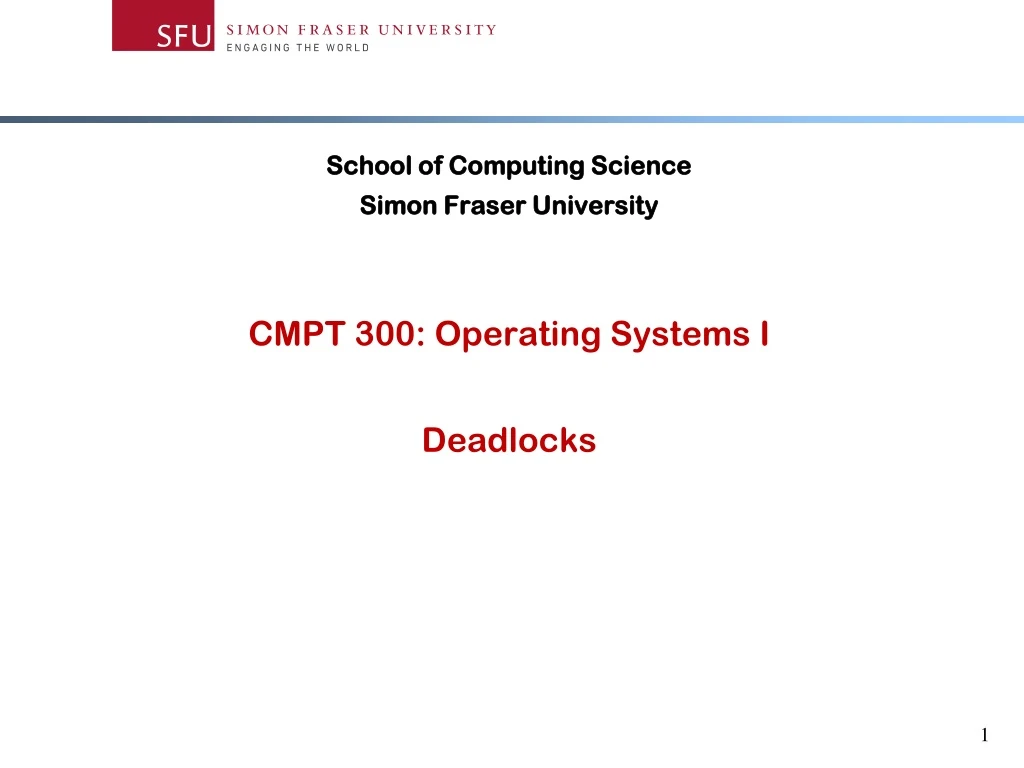 school of computing science simon fraser