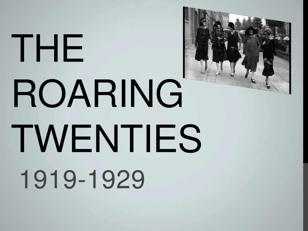 the roaring twenties