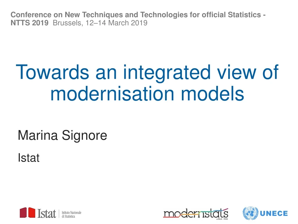 towards an integrated view of modernisation models