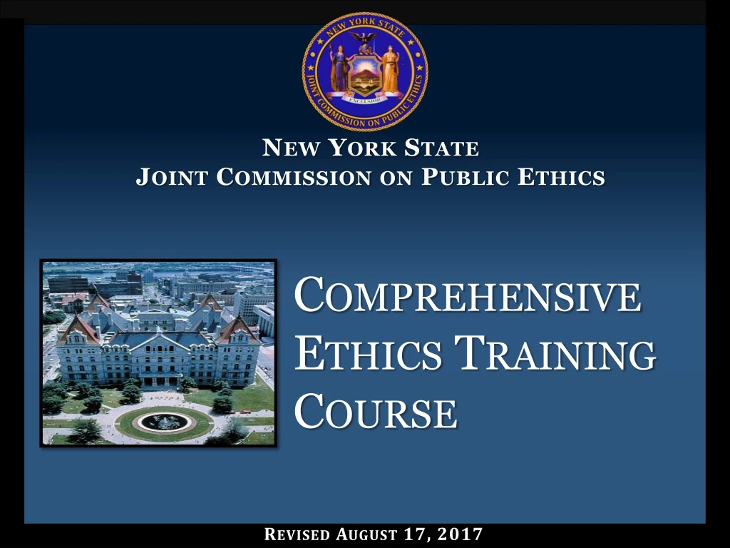 new york state joint commission on public ethics