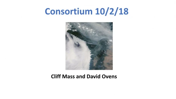Consortium 10/2/18
