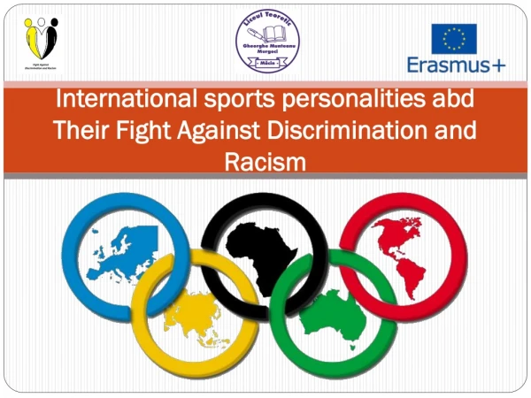 International sports personalities abd Their Fight Against Discrimination and Racism
