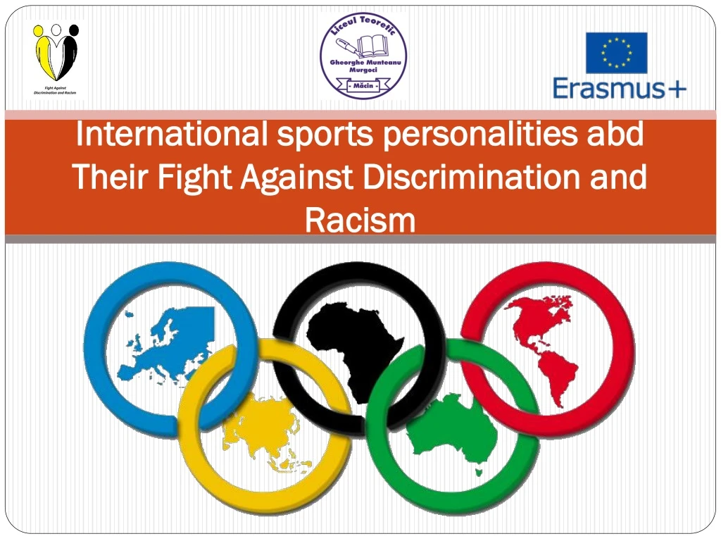 international sports personalities abd their fight against discrimination and racism