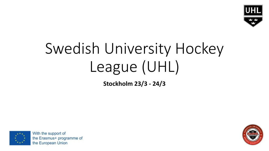 swedish university hockey league uhl