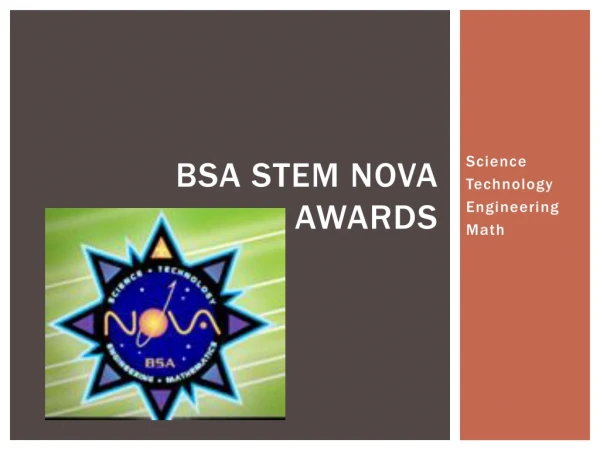 BSA STEM Nova Awards