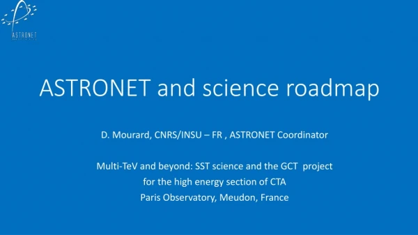 ASTRONET and science roadmap
