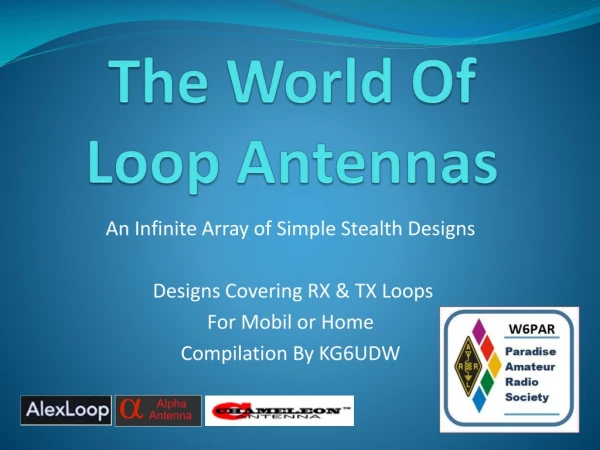 The World Of Loop Antennas