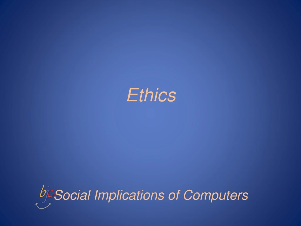 ethics