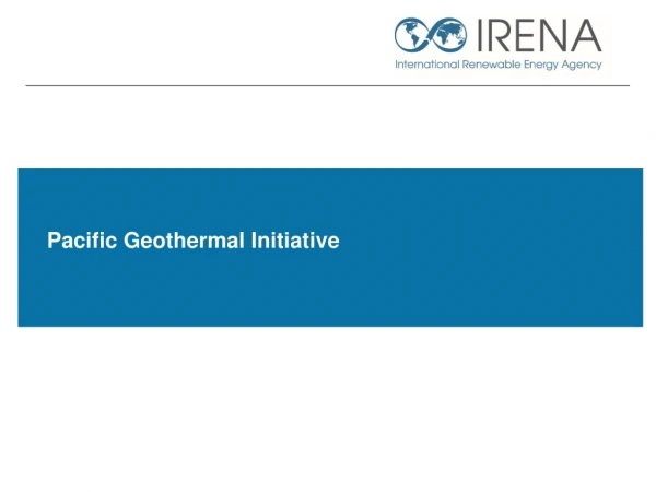 Pacific Geothermal Initiative