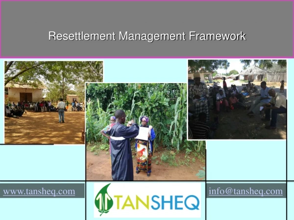 Resettlement Management Framework