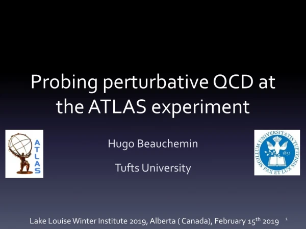 Probing perturbative QCD at the ATLAS experiment