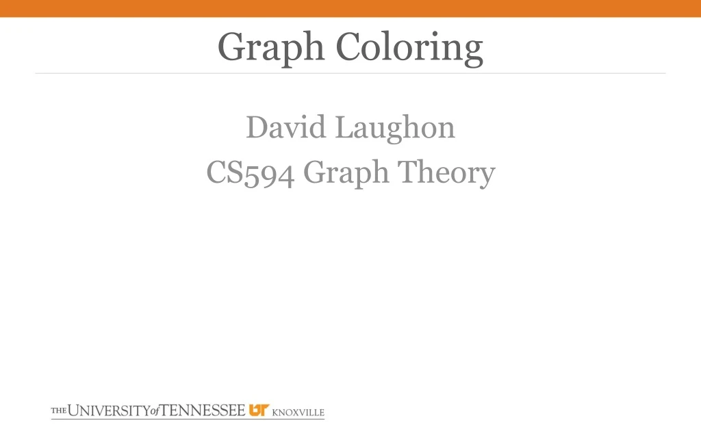 graph coloring