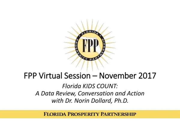 FPP Virtual Session – November 2017