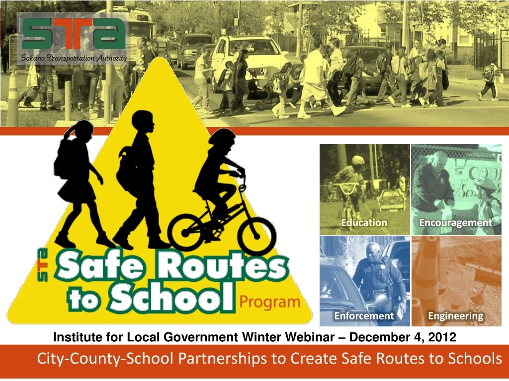 city county school partnerships to create safe routes to schools