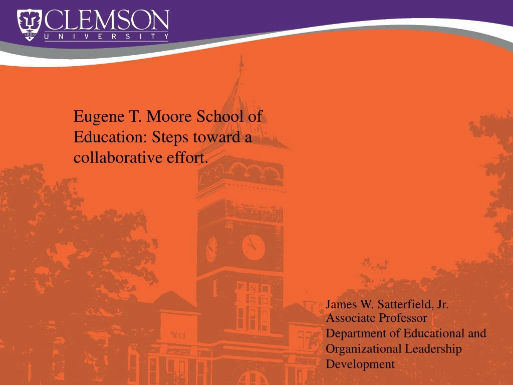 eugene t moore school of education steps toward