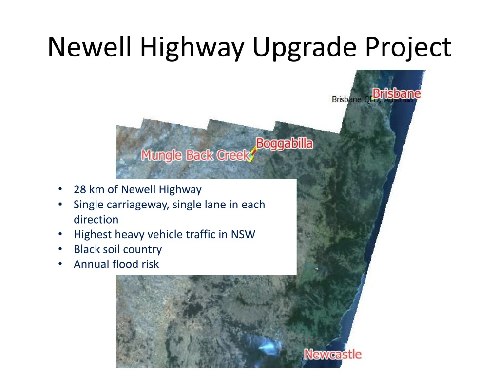 newell highway upgrade project