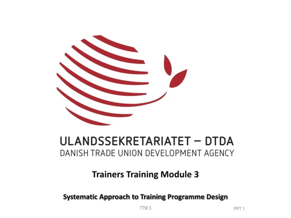 Trainers Training Module 3