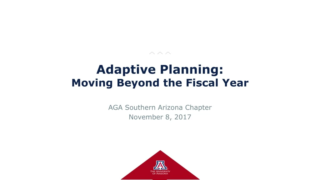 adaptive planning moving beyond the fiscal year