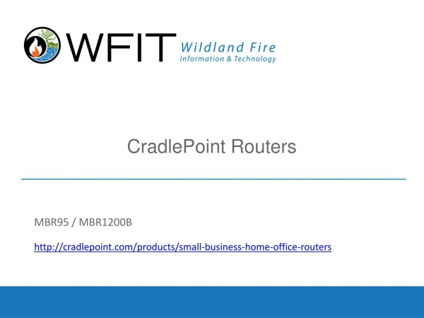 CradlePoint Routers
