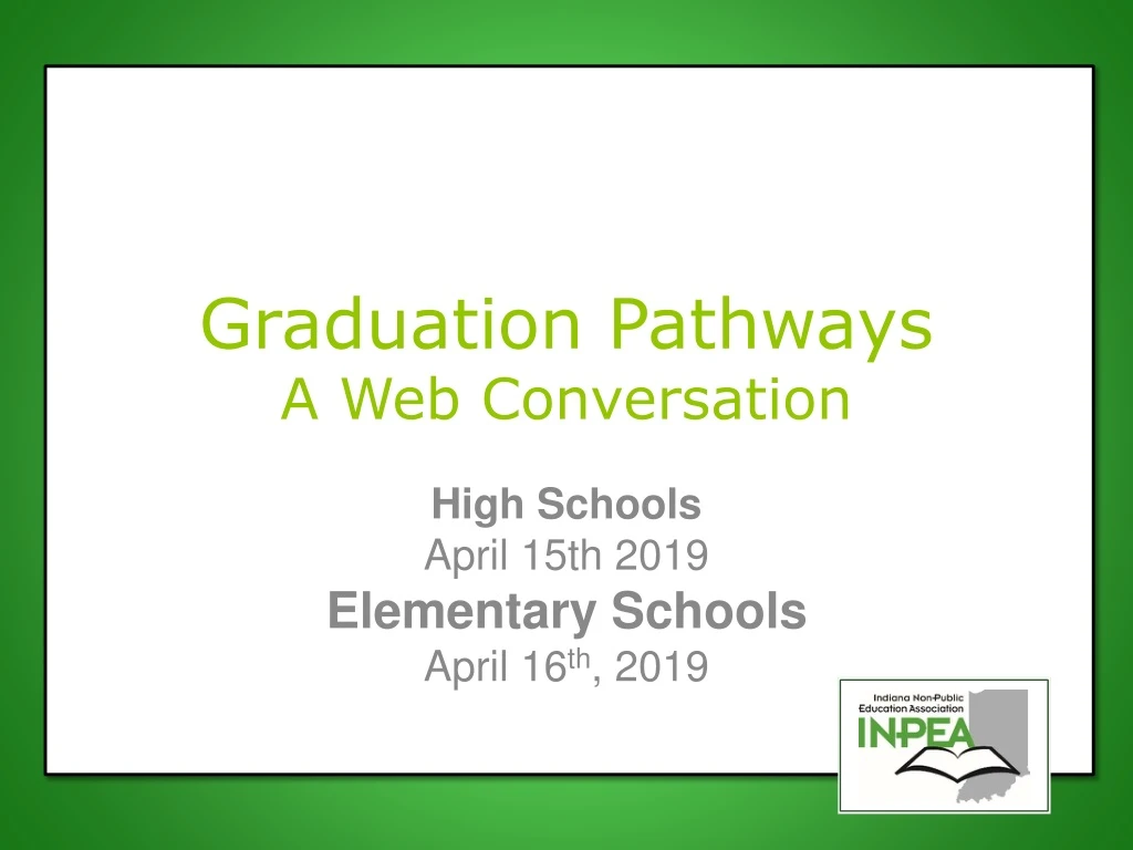 graduation pathways a web conversation