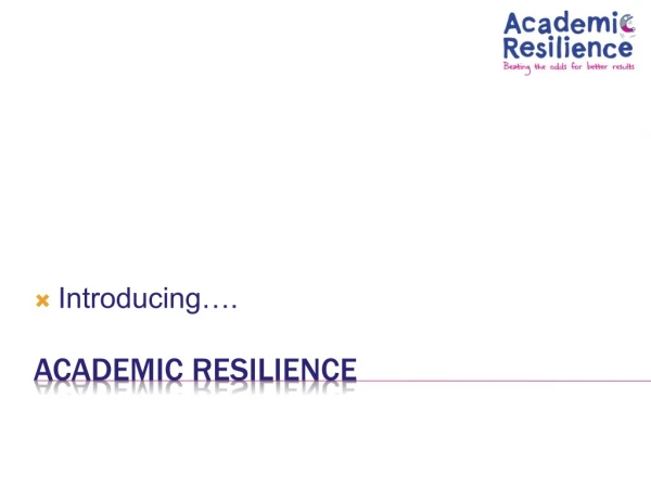 Academic Resilience