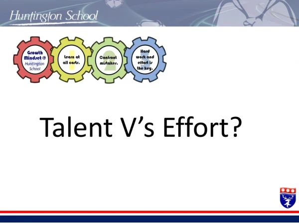 Talent V’s Effort?