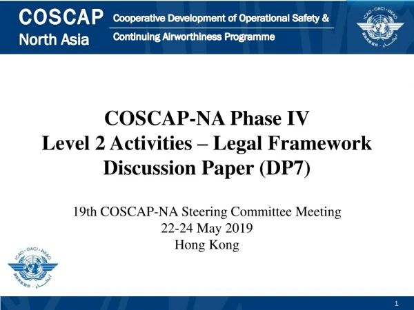 COSCAP-NA Phase IV Level 2 Activities – Legal Framework Discussion Paper (DP7)