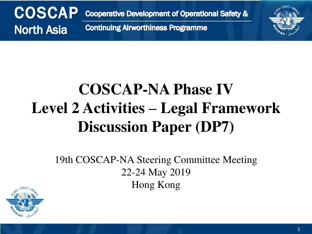 coscap na phase iv level 2 activities legal