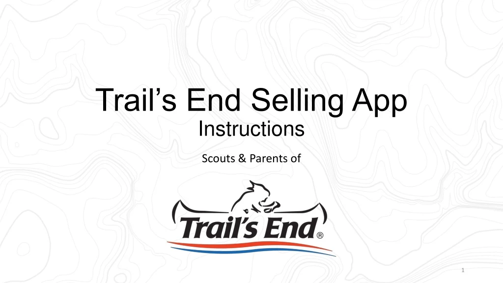 trail s end selling app instructions