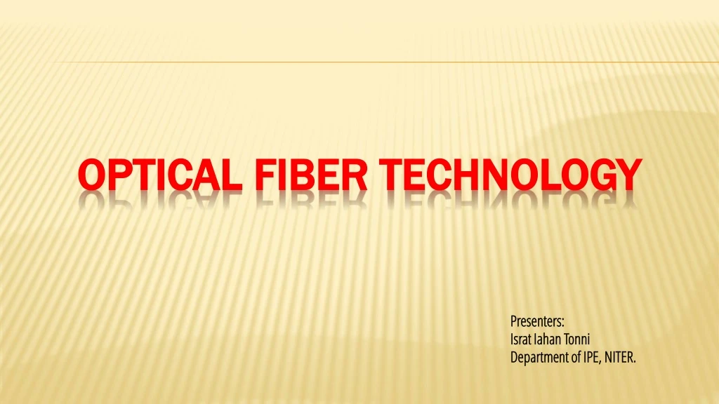 optical fiber technology